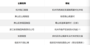 2026年更新的杭州市经营性公墓介绍